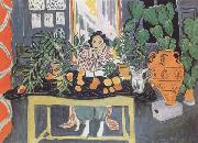 Henri Matisse Interior with an Etruscan Vase (mk35) painting